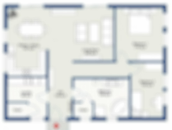 1 BHK apartment layout plan at UNIMAX WORLD DOMBIVLI